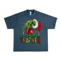 Midnight Navy Christmas Character Urban Heavy Tee - NancyCooperArtShop