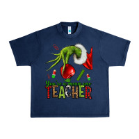 Navy Christmas Character Urban Heavy Tee - NancyCooperArtShop