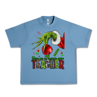 Pebble Blue Christmas Character Urban Heavy Tee - NancyCooperArtShop