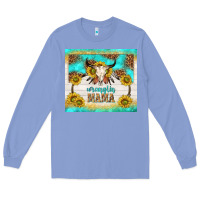 Colony Blue wranglin mama Long Sleeve Tee - TumblerDesignByShophia