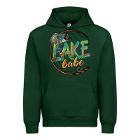 Forest Green lake babe Urban Hoodie - BarkalooDesign