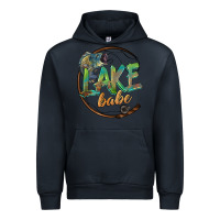 Navy lake babe Urban Hoodie - BarkalooDesign