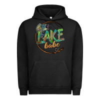 Pigment Black lake babe Urban Hoodie - BarkalooDesign
