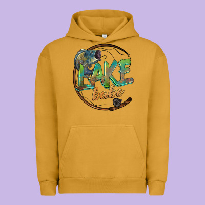 Lake Babe Urban Hoodie Designed By Barkaloodesign
