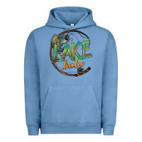 Pigment Pebble Blue lake babe Urban Hoodie - BarkalooDesign
