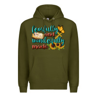 Army Green Fearfully And Wonderfully Made Premium Hoodie - BundleAndBundleShop