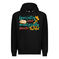 Black Fearfully And Wonderfully Made Premium Hoodie - BundleAndBundleShop