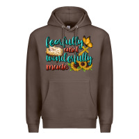 Coffee Fearfully And Wonderfully Made Premium Hoodie - BundleAndBundleShop