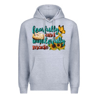 Heather Grey Fearfully And Wonderfully Made Premium Hoodie - BundleAndBundleShop