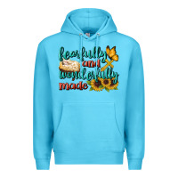 Ocean Blue Fearfully And Wonderfully Made Premium Hoodie - BundleAndBundleShop