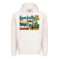 Pale Pink Fearfully And Wonderfully Made Premium Hoodie - BundleAndBundleShop