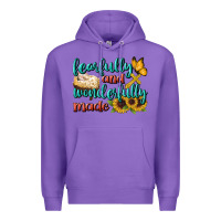 Purple Fearfully And Wonderfully Made Premium Hoodie - BundleAndBundleShop