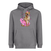 Storm Labrador Retriever Dog With Tutu Heavyweight Hoodie - LillyAllenDesigns