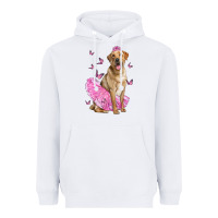 White Labrador Retriever Dog With Tutu Heavyweight Hoodie - LillyAllenDesigns