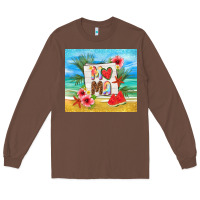 Chestnut summer mama Long Sleeve Tee - TumblerDesignByShophia