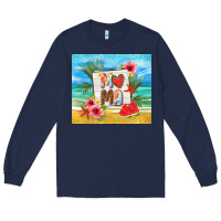 Navy summer mama Long Sleeve Tee - TumblerDesignByShophia
