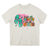 Cream if you aint crockin you aint rockin Heavy Core Tee - MaliasSmallBusiness