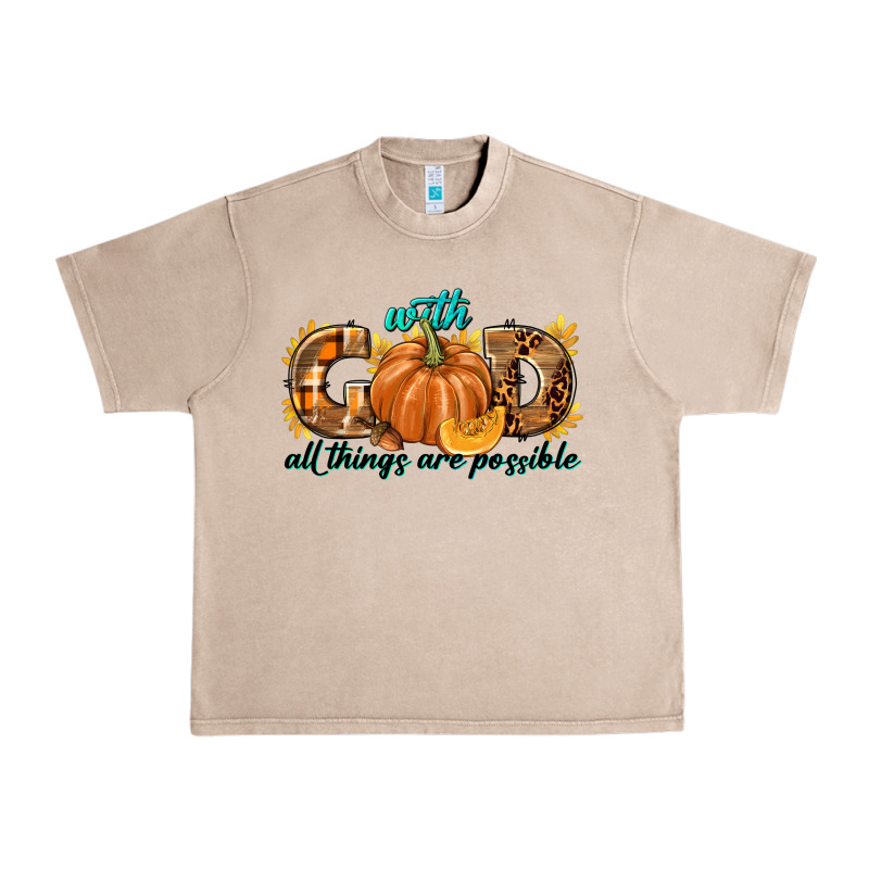 With God All Things Are Possible Urban Heavy Tee by texasbilliewilder | Teevron
