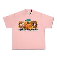 Salmon With God All Things Are Possible Urban Heavy Tee - texasbilliewilder