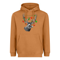 Meerkat Mule deer with Heavyweight Hoodie - LillyAllenDesigns