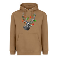 Toasted Coconut Mule deer with Heavyweight Hoodie - LillyAllenDesigns
