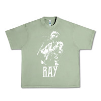 Oil Green ray lamontagne   white stencil 1 Urban Heavy Tee - tuanDangUi