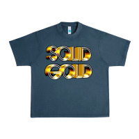 Midnight Navy solid gold 1980s tv show pop music Urban Heavy Tee - tuanDangUi