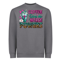 Storm Coffee Gives Me Nurse Powers Heavyweight Sweatshirt - FaDigitalArtStudio