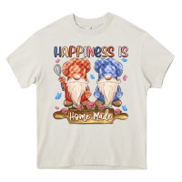 Cream happiness is homemade Heavy Core Tee - MaliasSmallBusiness