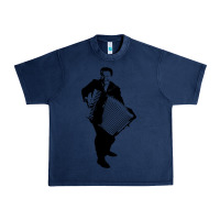 Navy lawrence welk   no name   the black stencil Urban Heavy Tee - tuanDangUi