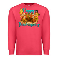 Cardinal Happy Thanksgiving Pumpkin Pie Premium Sweatshirt - LillyAllenDesigns