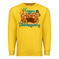 Lemon Happy Thanksgiving Pumpkin Pie Premium Sweatshirt - LillyAllenDesigns