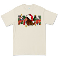 Bone Western Mom With Woman In Santa Hat Premium Tee - BundleAndBundleShop