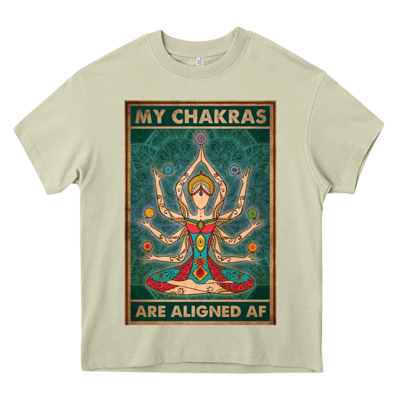 My Chakras Are Aligned Af Vintage Yoga Meditation Heavy Core Tee by tuanDangUi | Teevron