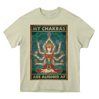 Mossy my chakras are aligned af vintage yoga meditation Heavy Core Tee - tuanDangUi