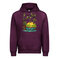 Mauve Wine lake life floats my boat Urban Hoodie - BarkalooDesign