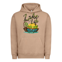 Pigment Burro lake life floats my boat Urban Hoodie - BarkalooDesign