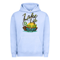 Pigment Grape Ice lake life floats my boat Urban Hoodie - BarkalooDesign