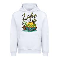 White lake life floats my boat Urban Hoodie - BarkalooDesign