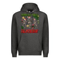 Charcoal Heather Jingle Bell Rockin' Premium Hoodie - BundleAndBundleShop