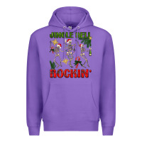 Purple Jingle Bell Rockin' Premium Hoodie - BundleAndBundleShop