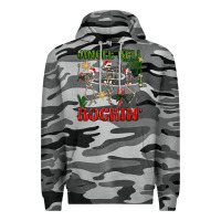 Slate Camo Jingle Bell Rockin' Premium Hoodie - BundleAndBundleShop