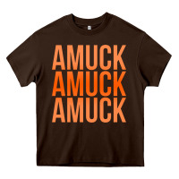 Chocolate Brown halloween Heavy Core Tee - tuanDangUi