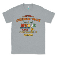 Heather Grey Never Underestimate A Nurse Classic Tee - Bettercallsaul