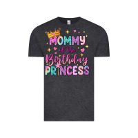 Vintage Black mommy of the birthday princess Vintage Tee - NancyCooperArtShop