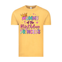 Vintage Mustard mommy of the birthday princess Vintage Tee - NancyCooperArtShop