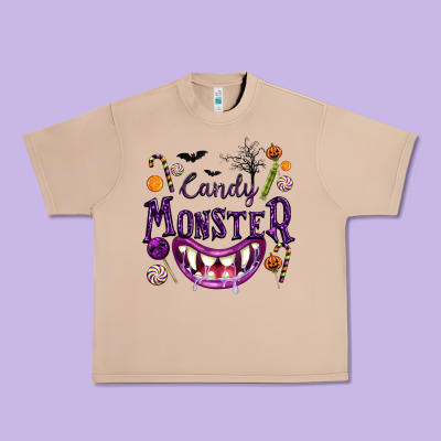 Candy Monster Urban Heavy Tee Designed By Texasbilliewilder