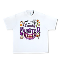 White Candy Monster Urban Heavy Tee - texasbilliewilder