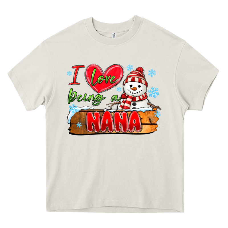 I Love Being A Nana Heavy Core Tee by MaliasSmallBusiness | Teevron