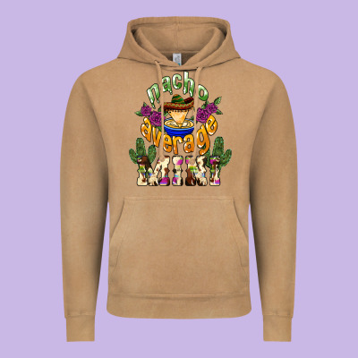 Nacho Average Mini Vintage Hoodie Designed By Nancycooperartshop